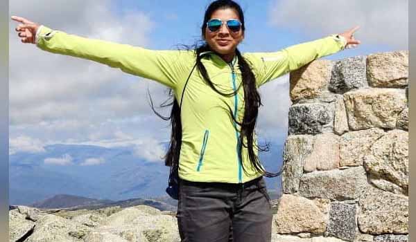 Bhawna Dehariya climbed Australia highest peak 'Mount Kosciuszko'